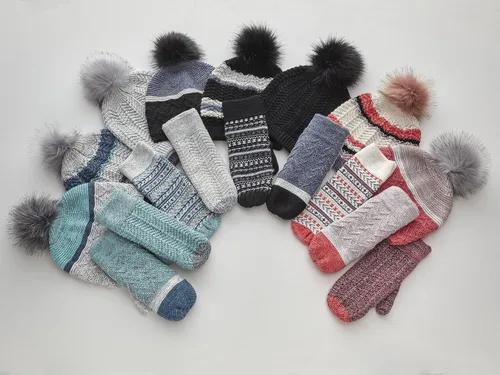 Vista 5 de VIA BY SKL STYLE Women's Recycled Knit Mittens