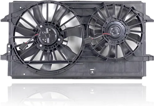 Vista 2 de Conjunto de ventilador de condensador y radiador dual, Pacific Best Inc. Compatible/Repuesto para GM3115208 07-09 Chevrolet Malibu 3.5L, 08-10