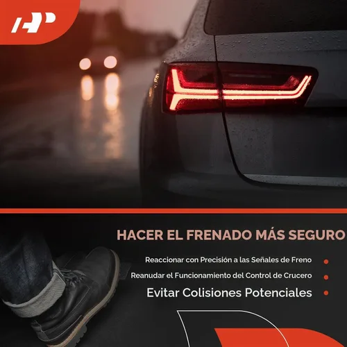 Vista 7 de A-Premium Lámpara de interruptor de luz de freno de 4 pines compatible