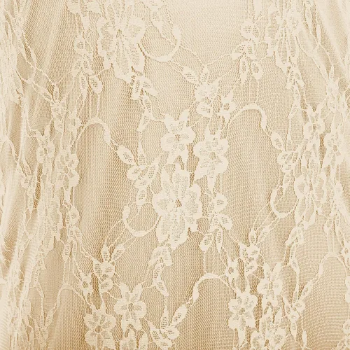 Vista 5 de Vestido de maternidad con volantes y hombros descubiertos para mujer, para fotografía, baby shower, vestido floral de sirena para sesión de fotos