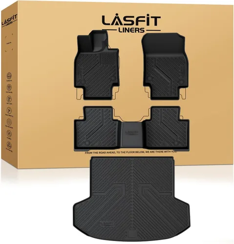Vista 29 de LASFIT Alfombrillas para Toyota Tacoma 2005-2011 (solo compatible con DoubleCab AutoTran)