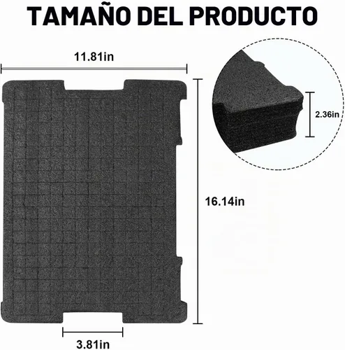 Vista 2 de Paquete de 2 insertos de espuma DWST88801 para DeWalt TSTAK