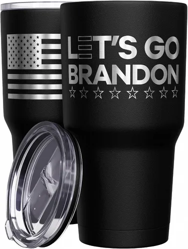 Vista 48 de We The People Holsters - Vaso térmico de 30 onzas, 0% Liberal, Negro