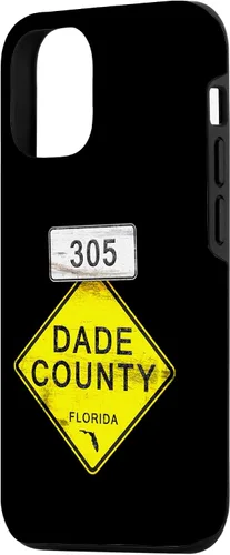 Vista 2 de Funda para iPhone 14 305 DADE COUNTY FLORIDA Street Sign