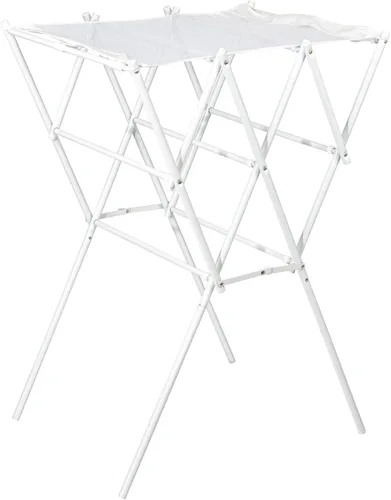 Vista 8 de Household Essentials 5175 Estante de secado de ropa plegable de metal expandible, bronce antiguo, almacenamiento