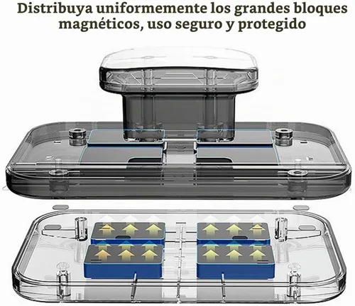 Vista 3 de Limpiaparabrisas magnético para ventana, con cuerda de seguridad, adecuado para vidrio de una sola capa de 0.31 a 0.39 pulgadas, para uso doméstico