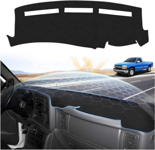 Vista 17 de Sunsdrew - Cubierta de salpicadero para Dodge Ram 1500 2500 3500 2010-2018