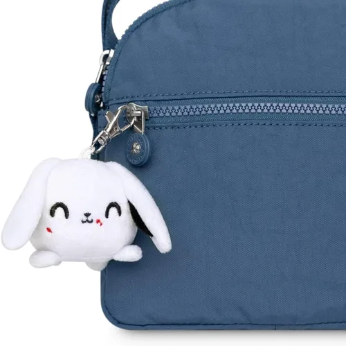 Vista 2 de TeeTurtle - Llavero de peluche (conejo asesino blanco)