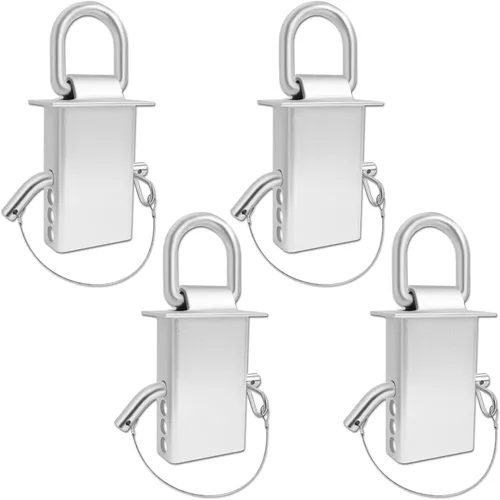 Vista 11 de Bolsa de estaca para remolque con anillo en D de 16200 libras de alta resistencia ajustable y removible, bolsa de estaca con anillo en D