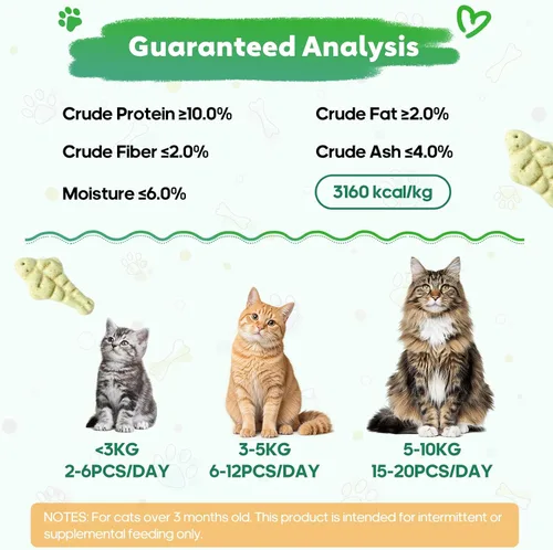 Vista 3 de Golosinas para gatos de interior con hierba gatera de 13.4 onzas con control de bola de pelo y cuidado dental, bocadillos naturales de pollo