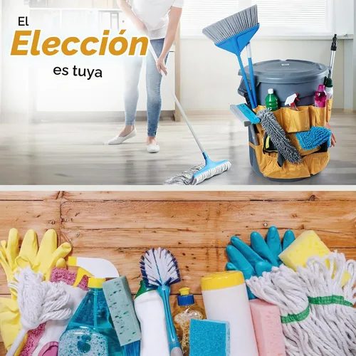 Vista 5 de Bolsa de basura Se adapta a contenedores de 32 a 55 galones Organizador de limpieza de limpieza