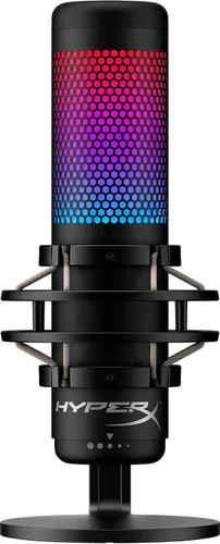 Vista 5 de HyperX Cloud II Wireless - Auriculares para juegos para PC, PS4PS5 y QuadCast S - Micrófono condensador USB RGB para PC, PS4, PS5 y Mac, soporte