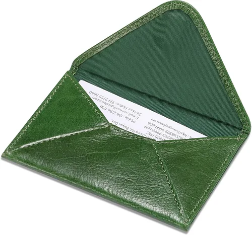 Vista 19 de HISCOW Estuche para tarjetas de visita con cierre magnético - Piel de becerro italiana, café