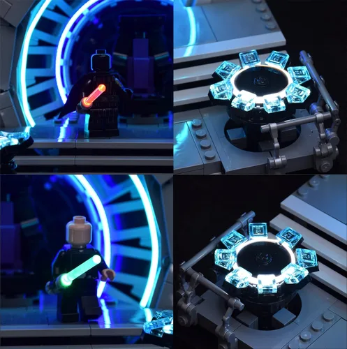 Vista 6 de LightGo Kit de iluminación LED diseñado para Lego 75352 Emperor's Throne Room Diorama Building Set - No incluye modelo (versión remota)