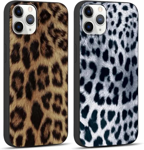 Vista 84 de Paquete de 2 fundas de teléfono con bonito estampado de guepardo para iPhone 7/8/SE 2020 / SE 2022 de 4.7 pulgadas, diseño de leopardo de lujo