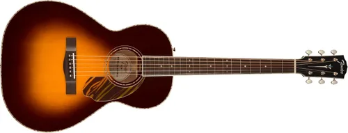 Vista 8 de Fender Paramount PM-3 Guitarra acústica estándar triple-0, con garantía de 2 años, natural, con estuche