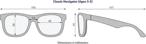 Vista 14 de Babiators Anteojos de sol unisex para Bebé Originales anteojos de sol