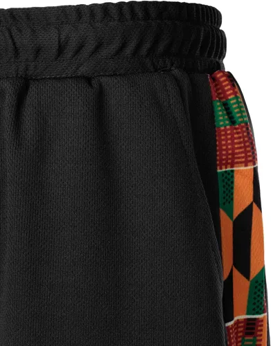 Vista 6 de Conjunto de camiseta y pantalones cortos para hombre con estampado africano de LucMatton