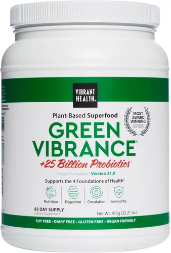 Vista 4 de Vibrant Health Green Vibrance Polvo, 23.28 oz