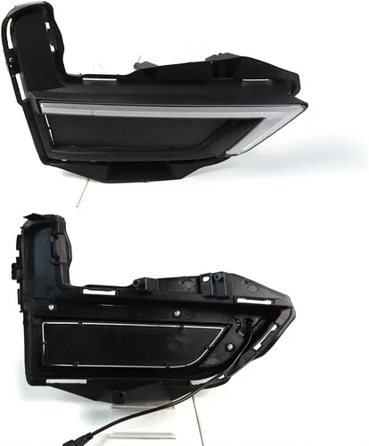 Vista 5 de BAKUGO 2 unids luz diurna niebla lámpara cubierta DRL luz de señal de giro para Nissan X-Trail Rogue 2017 2018 2019 2020