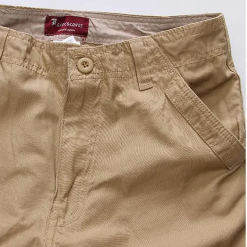 Vista 7 de Muscularfit Pantalones cargo holgados para hombre 2023 casuales sueltos con múltiples bolsillos de camuflaje, pantalones de camuflaje con hebilla