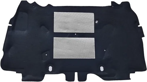 Vista 4 de 2006-2017 Compatible para Jeep Wrangler Auto Aislamiento de Calor de Algodón Delantero Capó Delantero Motor Firewall Mat Pad Cubierta Amortiguador