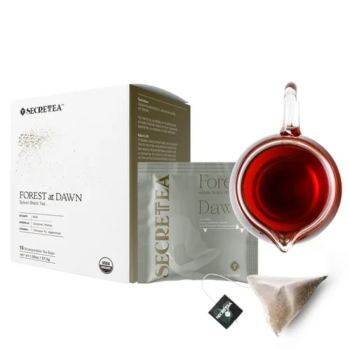 Vista 23 de Té suelto Pu-erh de cacao orgánico I POWERFUL Detox Immune I Heart & Digestion Support, paquete a granel de 12 oz Por T SECRETEA, Treasure Box