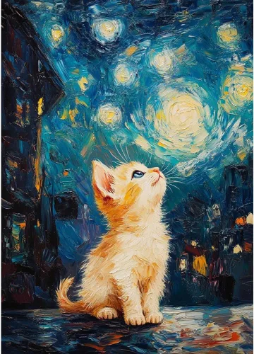 Vista 8 de FHBUBPUP Kits de pintura de diamantes 5D para adultos, kits de arte de diamante de lobo para principiantes, arte de gemas de diamante redondo