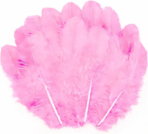 Vista 15 de 1600 plumas de gallo azules artesanales de 3 a 5 pulgadas a granel para manualidades de jardín de infantes, bodas, decoraciones de fiesta familiar