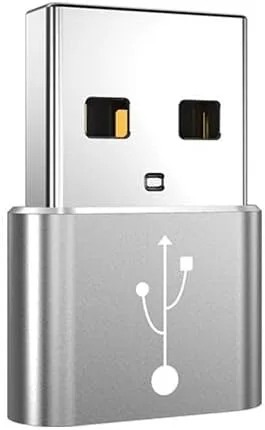 Vista 2 de BoxWave Adaptador compatible con Chuwi HiPad Plus - USB-A a C PortChanger (paquete de 5), USB Tipo-C OTG USB-A Convertir datos de carga - Plateado