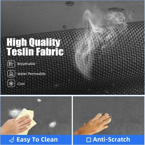 Vista 6 de Simple Trending Cama Elevada para Perros Grandes, Cuna Elevada Refrescante para Perros con Refuerzos, Cama Transpirable para Mascotas