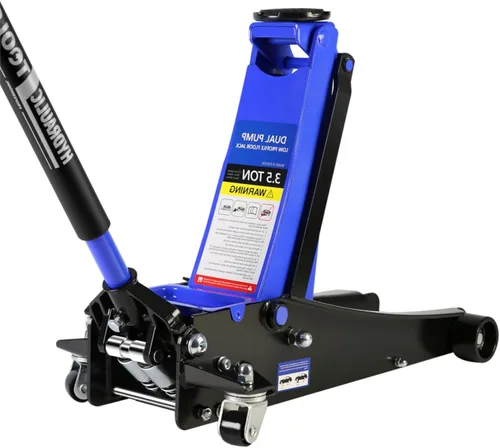 Vista 11 de LKTART Gato hidráulico de piso de 2 toneladas de bajo perfil para automóvil con rango de elevación de pistón único 3.3"-15.2