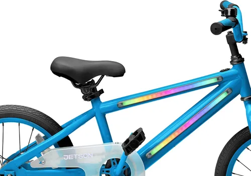 Vista 8 de Jetson Light Rider M - Bicicleta unisex con ruedas de 16 pulgadas para niños, incluye marco iluminado y ruedas de entrenamiento, 3 modos de luz