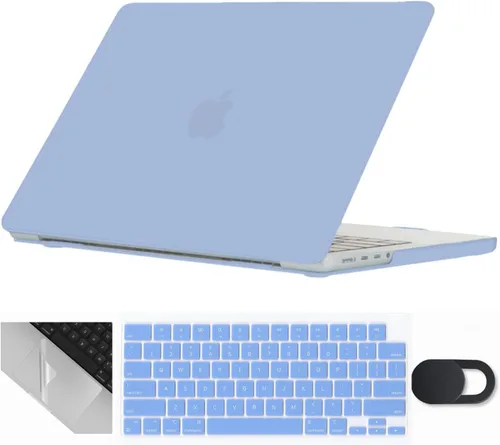 Vista 43 de Se7enline Funda rígida compatible con MacBook Pro de 16 pulgadas 2021/2022/2023/2024 para A2485 A2780 A2991 A3403 M4 M3 M2 M1 y teclado y protector