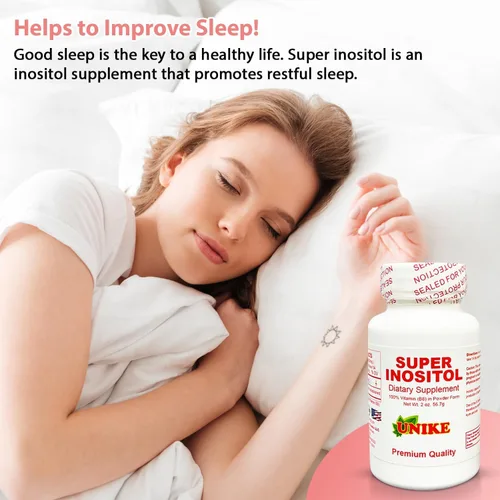 Vista 4 de Suplemento dietético Super Inositol Inositol (vitamina B8) en polvo para equilibrio hormonal, fertilidad y apoyo ovárico, sin gluten, vegano 1