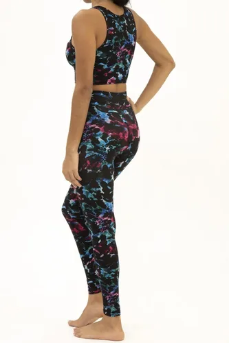 Vista 3 de Leggings Park Conjunto de entrenamiento suave para mujer, 2 piezas con brasier y leggings a juego, gimnasio, yoga, pilates y uso diario