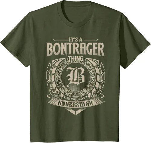 Vista 13 de Camiseta vintage It's A BONTRAGER Thing You Wouldn't Understand Name, Negro
