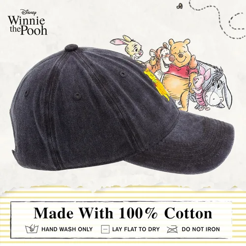 Vista 18 de Disney Winnie The Pooh Dad Hat, Adjustable Cotton Baseball Cap with Curved Brim