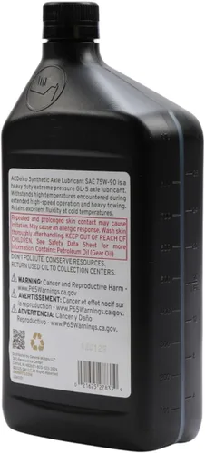 Vista 4 de ACDelco 10-4016 75W-90 aceite sintético para engranaje de eje - 32 oz