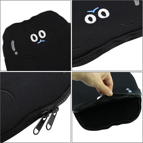 Vista 4 de RARITYUS Funda protectora para computadora portátil de 9 a 11 pulgadas, funda protectora para iPad, funda para tablet, bolsa de almacenamiento