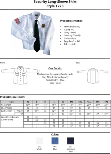 Vista 3 de La seguridad de Edwards Garment Hombres Moda de manga larga bolsillos cuello camisa