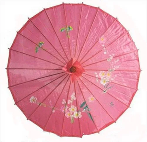 Vista 6 de THY COLLECTIBLES Sombrilla china japonesa de 33 pulgadas para bodas, fotografías, disfraces, cosplay, decoración y otros eventos (azul)