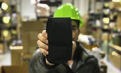 Vista 7 de AGOZ Funda para escáner grande, resistente funda vertical para Zebra TC75x, TC75, TC70x, TC70, TC72, TC77, M60, MC65, MC67, soporte de escáner