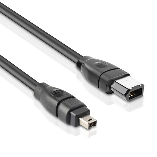 Vista 10 de Cable Firewire de 4 pines a 4 pines iLink DV Cable Firewire 400 IEEE 1394 para videocámara de computadora a cámara (6 pies, 4 pines a 4 pines)