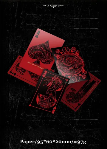 Vista 3 de Cthulhu Mythology The Great Book of The Necronomicon Juego de cartas de póquer