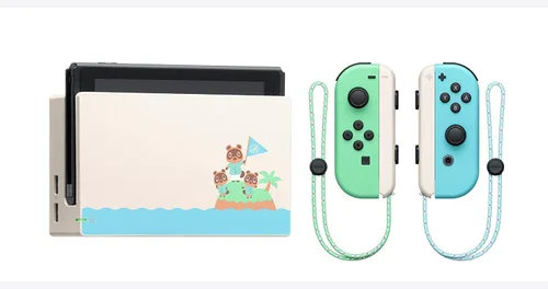 Vista 2 de NintendoSwitch AnimalCrossing Console New Horizons Edition 32 GB Internal Storage
