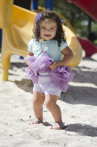 Vista 3 de Pantalones cortos para niñas, pantalones cortos deportivos para niños