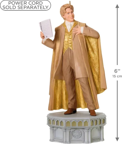 Vista 4 de Hallmark Keepsake Adorno navideño de Harry Potter (Gilderoy Lockhart)