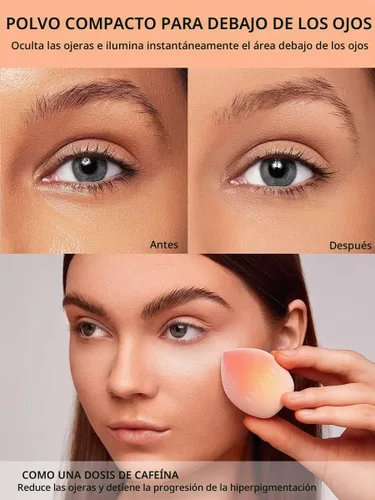 Vista 5 de SHEGLAM Polvo Facial Insta-Ready Polvo Suelto para Ajuste Bajo los Ojos - Bisque