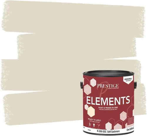 Vista 13 de PRESTIGE Paints Elements - Pintura interior e imprimación en uno, cáscara de huevo, 1 galón, gris cabo